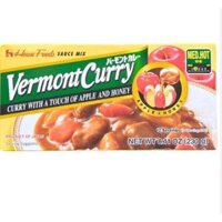 [ Date 01/26 ] Viên Nấu Cà Ri Nhật VERMONT CURRY (Táo, Mật Ong) Nhật Bản 230g - Cay Vừa