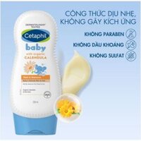 [ Date 04/26 ]  Sữa tắm gội toàn thân dịu nhẹ & hoa cúc Cetaphil Baby 230ml