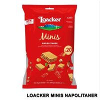 [ Date 05/26 ]  Bánh xốp Loacker Minis Napolitaner gói 200g - Hạt dẻ