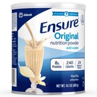 [ Date 07/2026] Sữa bột Ensure Original Nutrition Powder hộp 400g của Mỹ