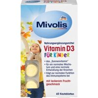 ( Date 09/25 ) - Kẹo ngậm Mivolis Vitamin D3 fur Kinder hộp 60 viên