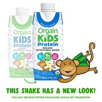 [ DATE 10/2025 12 HỘP] Sữa khỉ Orgain Kids Protein organic milk 244ml MỸ - VỊ VANI