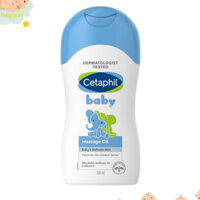 ( DATE 10/2025) Dầu mát xa Cetaphil cho bé Centaphil Massage Oil Baby Face & Body 200ml cho trẻ từ sơ sinh
