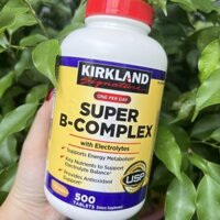 ( Date 1/2026) Vitamin B tổng hợp Kirkland Super B Complex 500 viên Mỹ