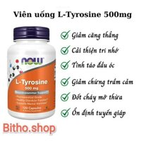 [ Date 2028] Viên uống L-Tyrosine Now 500mg hỗ trợ gi.ảm căn.g thẳn.g stre.ss, cả.i thi.ện chứ.ng trầ.m cả.m 120 viên