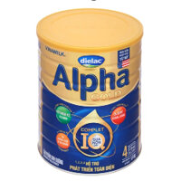 ( Date 24.8.2026) Sữa bột Vinamilk Dielac Alpha IQ Gold 4 lon 1.4kg (Dành cho bé từ 2-6 tuổi) ( mẫu cũ)