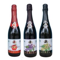 [ Date 26 ] Nước ép nguyên chất có gas Patritti 750ml của Úc nho tím / táo / nho xanh