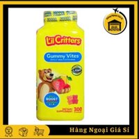 ( DATE 4/2026)  Kẹo gấu dẻo bổ sung vitamin I'il critters gummy vites mỹ 300 viên