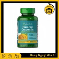 ( DATE 8/2026) Viên uống tinh chất nghệ Puritan’s Pride Turmeric Curcumin 500mg 180 viên
