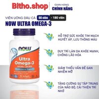 [ Date 9/27] Viên bổ sung Omega-3 Now Ultra Omega-3 fish oil