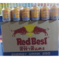 [ Date mới nhất]  Nước Tăng lực Bò Húc Việt Nam RED BEST (24 lon - 250ml)