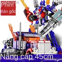 ✵ ❦ (Date mới)◇✐Đồ chơi biến dạng Optimus Prime Bumblebee ô tô hợp kim robot mô hình robot con Transformers cậu bé