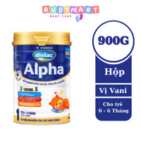 [ Date T10/25 ] Sữa bột Dielac Alpha 1 - lon 900g (cho trẻ từ 0 - 6 tháng tuổi)