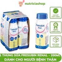 [ Date xa 2024] 1 thùng 24 chai Sữa Fresubin Renal 200ml cho người bệnh thận