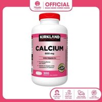 ( DATE XA) Viên Calcium 600mg With Vitamin D 500 Viên Của Kirkland