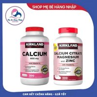 ( DATE xa) Viên uống cung cấp Calcium Citrate Magnesium and ZinC 500 viên -Kirkland