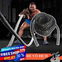 🎁 Dây thừng tập thể lực phòng gym ⚡FREESHIP⚡ to 38mm dài 9m