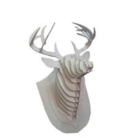 [ Deal KM ] Đầu thú huou sữa lắp rắp - Decor nhà cửa - Quà tặng JONYDECOR.vn