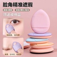 🔥 Đệm trang điểm chuyên nghiệp 🔥 Mút đệm khí Bộ bông mút ngón tay có hàng sẵn Kích thước nhỏ Trang điểm làm thủ công Phấn nền che khuyết điểm mặt chi tiết Ngón tay cái Miếng bọt biển trang điểm ✥Raikelli Ngón Tay Bột Puff Ngón Tay Cái Kích Thước Nhỏ Đệm