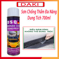 [ Đen- 700ml ] Sơn Chống Thấm Tường, Bể Nước - Bình Xịt Chống Thấm Dột - Chống Rột Nhà Cửa, Ống Nước, Bể Cá - DAKI