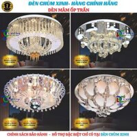[ ĐÈN CHÙM XINH ]Đèn mâm ốp trần led-Đèn trang trí chính hãng Showroom nội thất, nhà sách, khách sạn