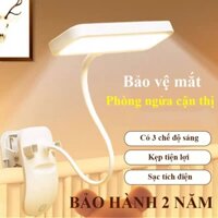 ☃❈ Đèn Học Cảm Ứng Chống Cận, Kẹp Bàn Siêu Sáng Có Sạc Tích Điện, Trần Phú