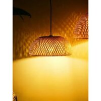 [ Đèn Mây Tre ] Đèn nấm