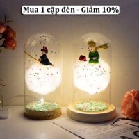 🔥🔥 Đèn ngủ handmade diy hoàng tử cưỡi đám mây trong lồng kính công chúa, phù thủy quà handmade DIY quà tặng bé gái