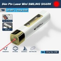 🎉 Đèn Pin Mini Laser SMILING SHARK Tích Hợp Sạc Điện Thoại 🎁