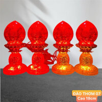 💡 ĐÈN THỜ TRÁI ĐÀO TRÁI THƠM 07 ( XÀI ĐIỆN )