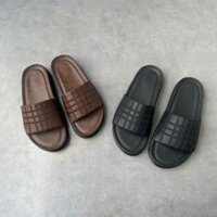 [ Dép Chống Dính ] - Dép Doctor da nam Cao Cấp Da Xuất Nhập, Bản Đế Vừa Lót Mút Êm Chân, Đế Cao Su