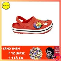 💖 Dép cross màu đỏ đế bánh mì siêu cute, dép cross bít đầu hotrend BAN03 Cao Cấp 💕