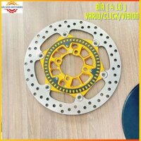 🔴 Đĩa Vario/Click/Vision 🔴 Xuống mâm 4 Lỗ thông dụng ( size đĩa 260/267 ) Kèm Lòng ABS >>> Lắp như zin