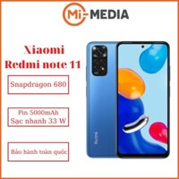 ☂ Điện thoại xiaomi Redmi Note 11 chính hãng bảo hành toàn quốc