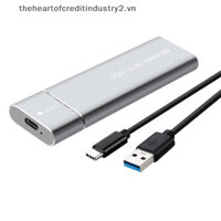# Điện tử # M2 Vỏ SSD NVMe USB3.1 Hộp đựng ổ cứng lưu trữ bên ngoài Hộp SSD PCIe 10Gbps cho ổ cứng SSD NGFF cho máy tính xách tay PC.