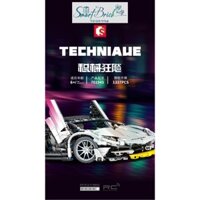 [ Điều Khiển Từ Xa ] Mô Hình Lắp Ráp Xe Đua Lamborghini ( Sembo Block ) 701945