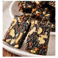 [ Dinh dưỡng ] Combo 1000g Bánh óc chó mè đen táo đỏ/Bánh Mè Đen Dinh Dưỡng Siêu Hạt Mè Đen,Táo Đỏ, Óc Chó,Kỷ Tử ít ngọt