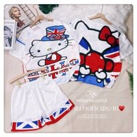 🌟 ĐỒ BỘ LỤA SATIN CAO CẤP CHẤT VẢI ĐẸP Y HÌNH  FREESIZE
