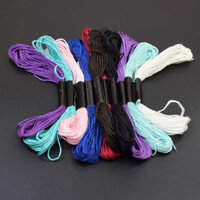 🔥 đồ diy tự làm 🔥 chỉ thêu cotton polyester Chỉ thêu màu đồ thủ công Quần áo thêu tay dây thêu có hàng sẵn chỉ may công nghiệp ✪Dây thêu chữ thập Bộ đồ thêu Dây thủ công Diy Line dành cho người mới bắt đầu Phong cách Châu Âu Ba chiều Polyester Cotton Li