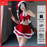 𝐂𝐖𝐄𝐀𝐑.𝐒𝐄𝐗𝐘 Đồ Lót Sexy Trang Phục Giáng Sinh Hở Ngực Quyến Rũ Đam Mê Giáng Sinh Nữ S49