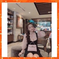 ( ĐỒ NỮ ĐẸP ) SET ĐẦM YẾM ĐEN KÈM ÁO SƠ MI CAO CẤP - HL9SO