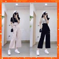 ( ĐỒ NỮ ĐẸP ) SET ĐỒ BỘ QUẦN ỐNG RỘNG ÁO THUN - HL9SO