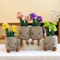 ❈ ❈ Đồ trang trí mô phỏng trong chậu lục bình phòng khách búp bê hoa vĩnh cửu cây đồ chơi sang trọng búp bê nhỏ xương rồng sáng tạo 25313A