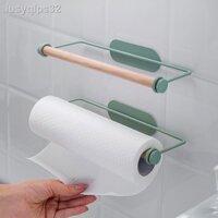 ✜ ✎ Đồng Hồ Nam Sắt Nhà Bếp Giá Treo Khăn Giấy Giày Lười Giá Đỡ Giấy Cuộn Móc Treo Bọc Nhựa Giá Để Đồ Miễn Phí Đấm Giá T