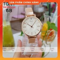 $$$$ Đồng hồ nữ Kimio dây vàng hồng mặt số ngọc đơn giản hàng cao cấp chống nước chính hãng Tony Watch 68 $$$$$$