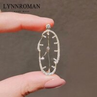 ❈ ❈ Đồng hồ Zirconia Nhật Bản Trâm cài thời trang Cá nhân hóa Pin chống chạy Nút đèn cổ áo Pin Cardigan Phù hợp với phụ kiện Nam 2503K10