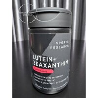 [ ĐỦ BILL STORE + AIR] Viên uống bổ mắt Lutein + Zeaxanthin thuần chay Sports Research lọ 120 viên _ Live tại Mỹ