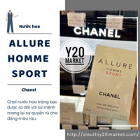 [ ĐỦ BILL STORE] [ FULLSEAL] NƯỚC HOA ALLURE HOMME SPORT CHANEL PHÁP 100ML