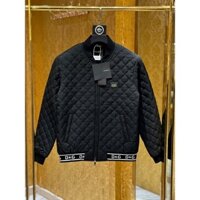 [ Đủ Mẫu ] Áo khoác Bomber phao Dolce Gabbana họa tiết vương miện thêu logo DG cạp LA