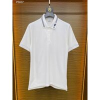 [ Đủ Mẫu ] Áo polo Burberry Trắng trơn logo kẻ sọc thêu cổ LA 1-1 on web